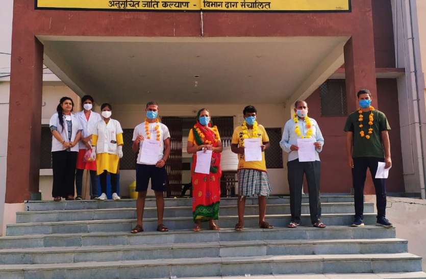 covid-19 update बिजावर की 50 वर्षीय महिला की कोरोना से इलाज के दौरान सागर मौत