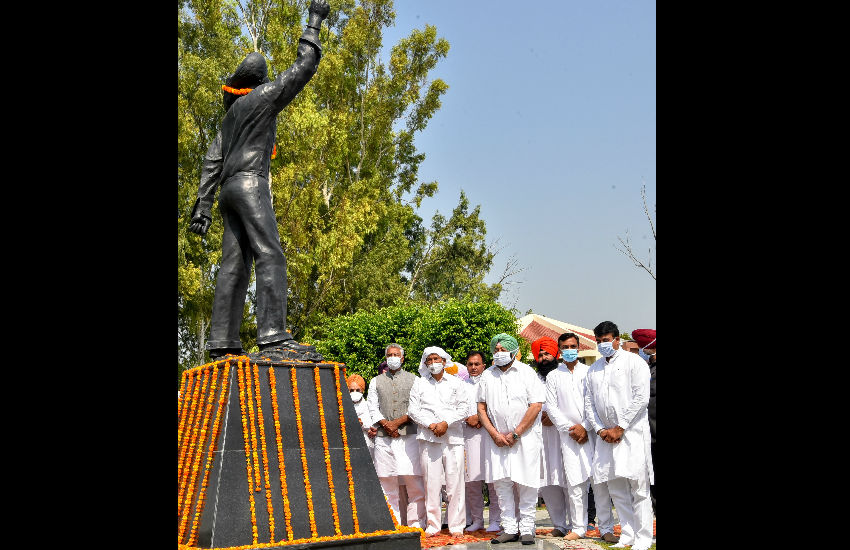 शहीद-ए-आजम भगत सिंह के स्मारक को 50 लाख रुपये देने की घोषणा
