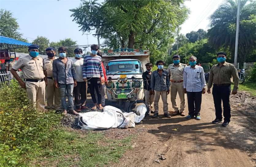 RPF arrested six accused for stealing railway goods रेलवे का सामान चोरी करने वाले छह आरोपियों को आरपीएफ ने किया गिरफ्तार