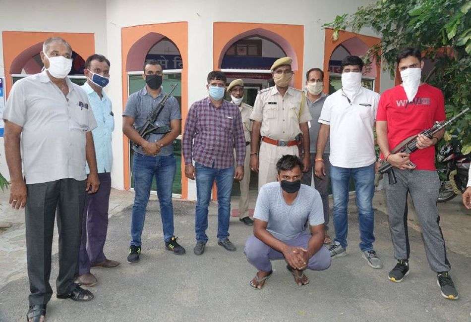हरियाणा से फरार प्रेमिका की हत्या का आरोपी गणेशपुरा में दबोचा