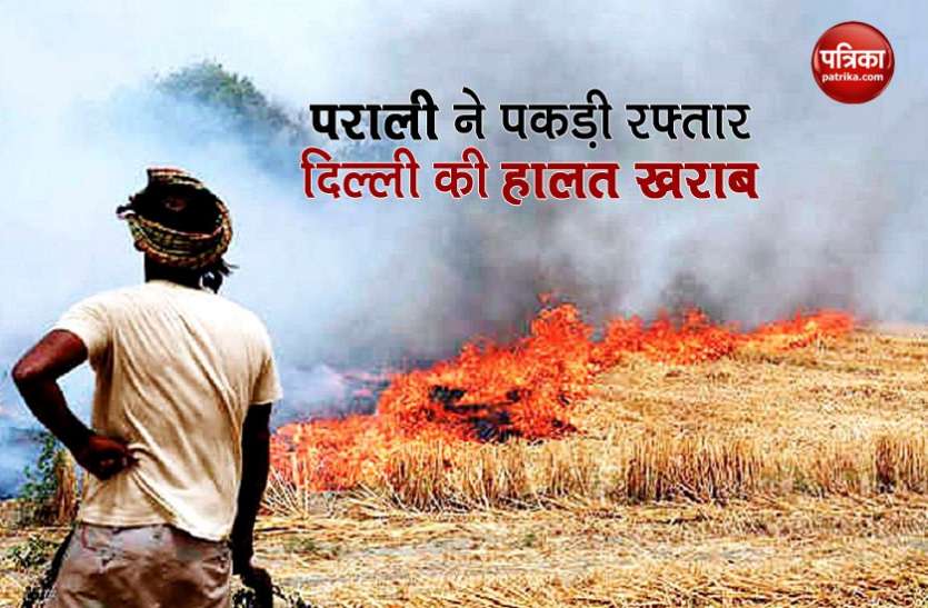 Parali Delhi NCR में पराली से हवा हुई खराब, अगले 2 हफ्ते में प्रदूषण से दम घुटने की आशंका