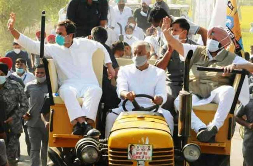 rahul_gandhi_tractor_rally.jpg हरियाणा में राहुल गांधी की ‘खेती बचाओ यात्रा’ छह अक्टूबर से, जानिए पूरा कार्यक्रम
