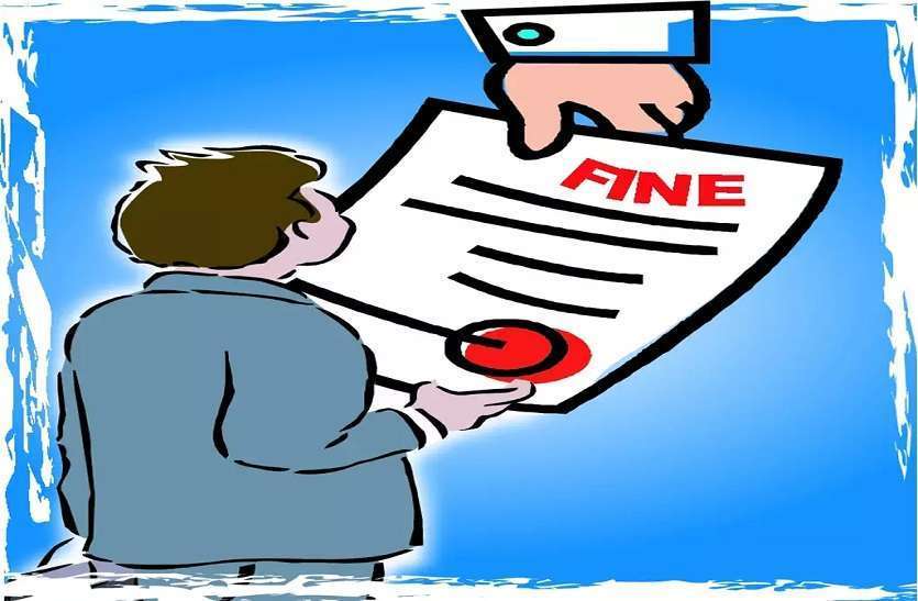 जयपुर में अब तक ड़ेढ़ करोड़ से अधिक का जुर्माना वसूला जयपुर में अब तक ड़ेढ़ करोड़ से अधिक का जुर्माना वसूला