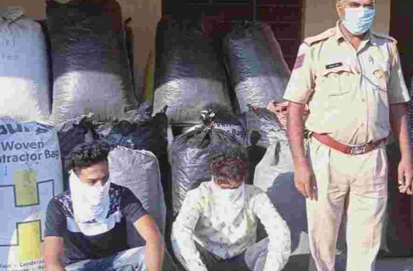 अरनोद पुलिस ने पौने सात क्विंटल डोडा चूरा पकड़ा अरनोद पुलिस ने पौने सात क्विंटल डोडा चूरा पकड़ा