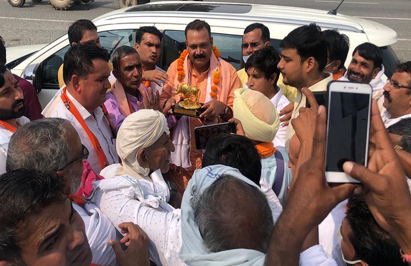 BJP Kisan Morcha President Rajkumar Chahar In Jaipur, Latest Update ...