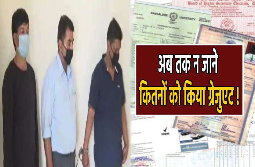jabalpur.jpg फर्जी मार्कशीट देकर न जाने अब तक कितनों को किया ग्रेजुएट, 20-30 हजार रुपए लेते थे कीमत