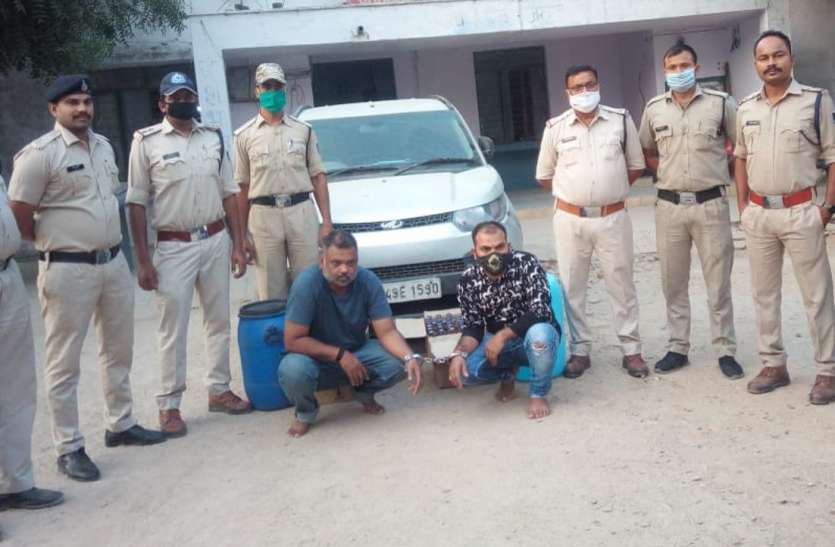 यूपी से शराब लेकर मप्र खपाने आए आरोपी पकड़े यूपी से शराब लेकर मप्र खपाने आए आरोपी पकड़े
