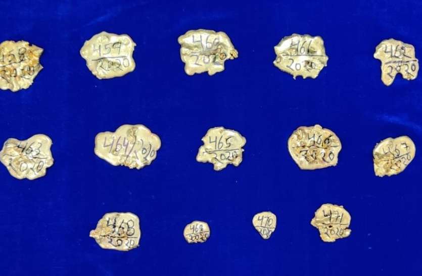 4.1 Kg of goldworth Rs. 2.16 Crore seized by Chennai Air Customs दुबई से आए तीन यात्रियों को 2.16 करोड़ के सोने के साथ पकड़ा