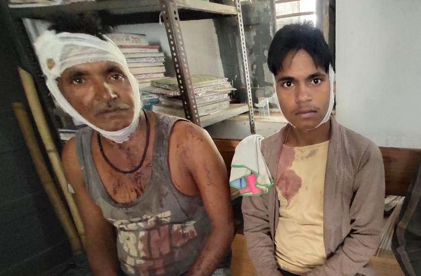 इंदरगढ़ थाना क्षेत्र के खड़ौआ गांव में बवाल Sticks in dispute between two parties for pouring mud, 8 injured, news in hindi, mp news, datia news मिट्टी डालने को लेकर दो पक्षों में विवाद में चली लाठियां, 8 घायल