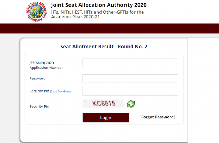 JoSAA 2nd Allotment Result 2020 JoSAA 2nd Allotment Result 2020 जारी, रिजल्ट के साथ ही उपलब्ध सीटों की संख्या ऐसे करें चेक