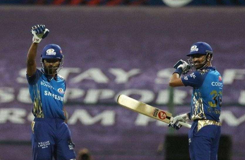 Mumbai gave Rajasthan a target of 196 runs IPL 2020: हार्दिक की तूफानी पारी के दम पर MI ने RR को दिया 196 रनों का लक्ष्य