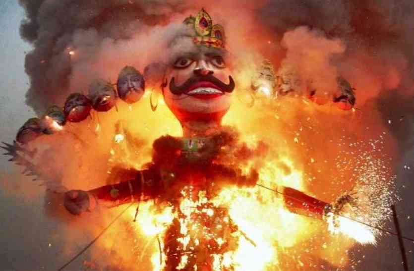 Know at what time will 'Ravan Dahan'