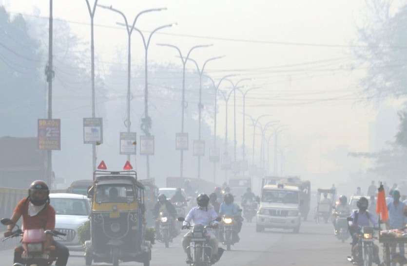 rajasthan weather forecast today शहर ने ओढ़ी कोहरे की चादर, वाहनों की गति हुई मंद