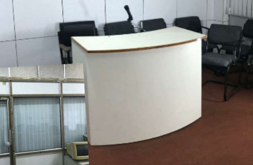 'Mini Studio' will be ready for online studies in RDVV रादुविवि में ऑनलाइन पढ़ाई के तैयार हो रहा ‘ मिनी स्टूडियो ’
