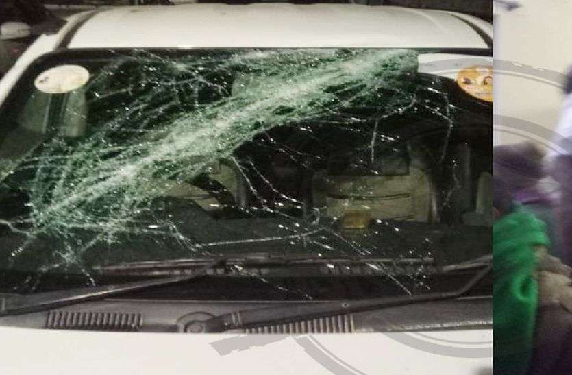 एक ही समुदाय के दो पक्षों में पत्थरबाजी, वाहन फोड़े एक ही समुदाय के दो पक्षों में पत्थरबाजी, वाहन फोड़े