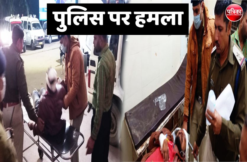 3.png आरोपी को पकड़ने गई पुलिस पर हमला, दो आरक्षक सहित चार ग्रामीण घायल