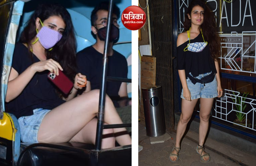 'दंगल' फेम फातिमा सना शेख ने की ऑटो की सवारी