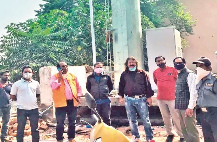 एमपी नगर में इंटरनेट टावर की अनुमति रद्द करें एमपी नगर में इंटरनेट टावर की अनुमति रद्द करें