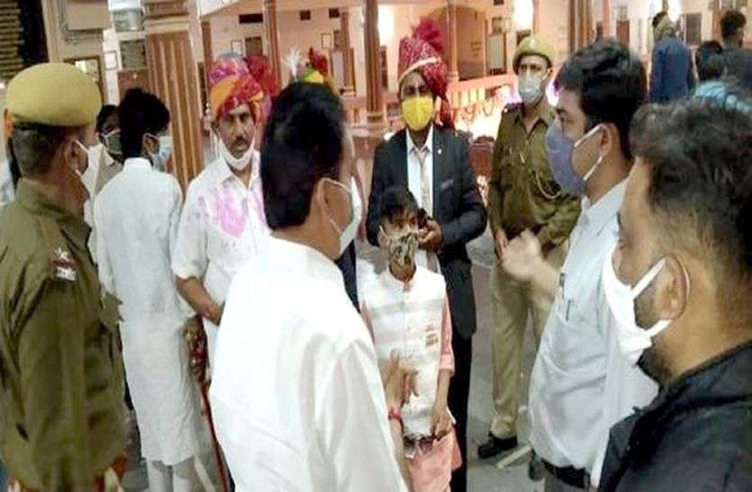 शादियों में तार-तार हुए कोविड नियम, बड़ी संख्या में जुटे मेहमान पाली में शादियों में यूं पड़ा रंग में भंग, भारी पड़ गई मेहमाननवाजी