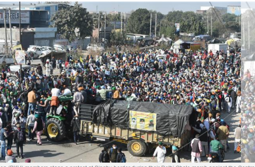 Big Action Of Delhi Police Amidst Farmers' Movement, Traffic Block On Tikri-Indus Border - किसान आंदोलन के बीच दिल्ली पुलिस का बड़ा एक्शन, टिकरी-सिंधू बॉर्डर पर ट्रैफिक ब्लॉक | Patrika ...