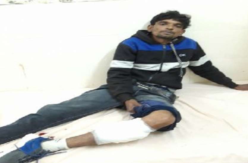 ncounter.jpg एडीजी के ममेरे भाई को गोली मारकर लूटने वाले काे पुलिस ने गाेली मारी, हालत गंभीर