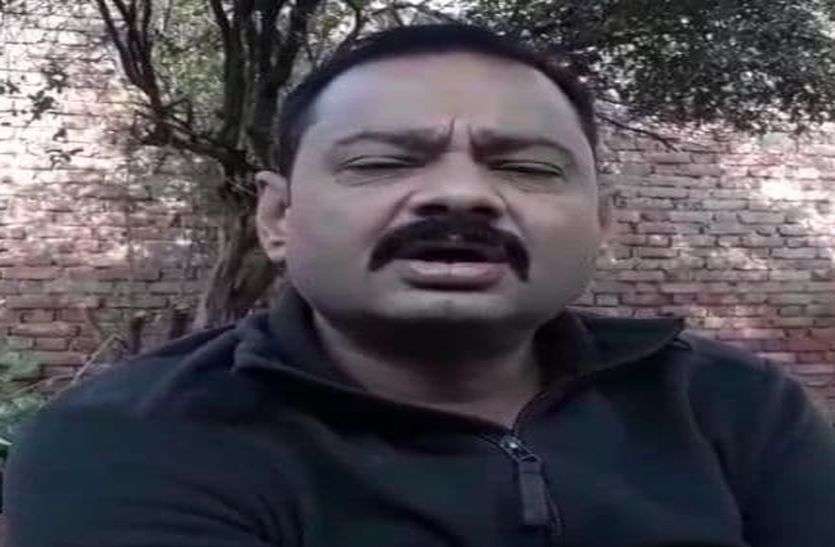 Police station became electoral office of Congress MLAs - BJP district president Verma पुलिस थाने बने जिले के कांग्रेसी विधायकों के चुनावी कार्यालय- भाजपा जिला अध्यक्ष वर्मा