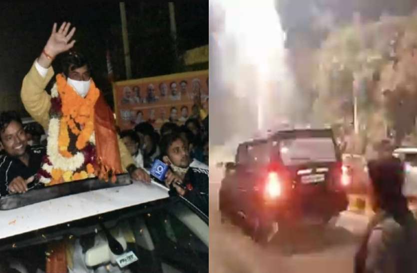 meerut.jpg UP MLC Election: विजयी जुलूस के साथ भाजपाइयों ने की आतिशबाजी, धारा 144 की उड़ी धज्जियां