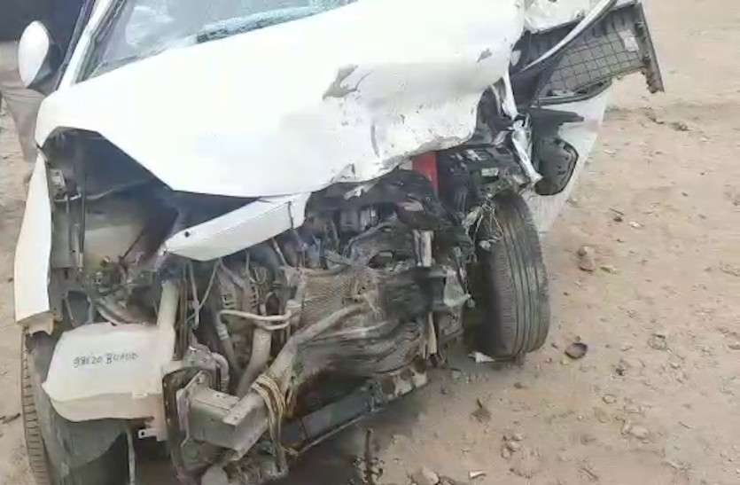 nagaur तेज रफ्तार दौड़ते वाहन साथ ले गए दो जिंदगी