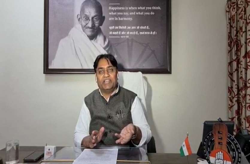Dotsara targets BJP on counting achievements उपलब्धियां गिनाने के साथ भाजपा पर डोटसरा का निशाना