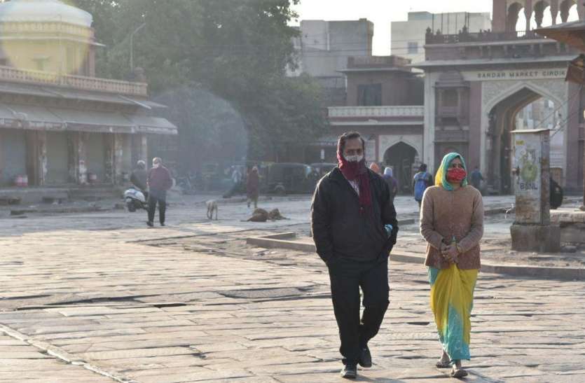 Thar Weather: ठंडी हवा से दिन का पारा लुढक़ा Thar Weather: ठंडी हवा से दिन का पारा लुढक़ा
