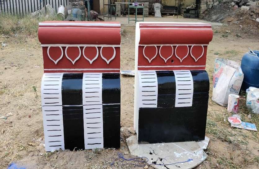 फाइल फोटो बदलने लगी जेएलएन मार्ग की रंगत, हैरिटेज लुक आने लगा सामने
