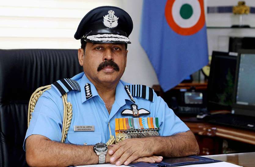 IAF Chief IAF चीफ भदौरिया बोले- चीन की नीतियों का मोहरा बन गया है पाक