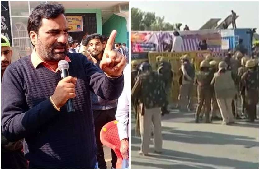 rlp mp hanuman beniwal planning forceful delhi march farmers support सांसद Hanuman Beniwal बोले, 'एक-दो दिन में बेरिकेडिंग हटाकर करेंगे दिल्ली कूच'