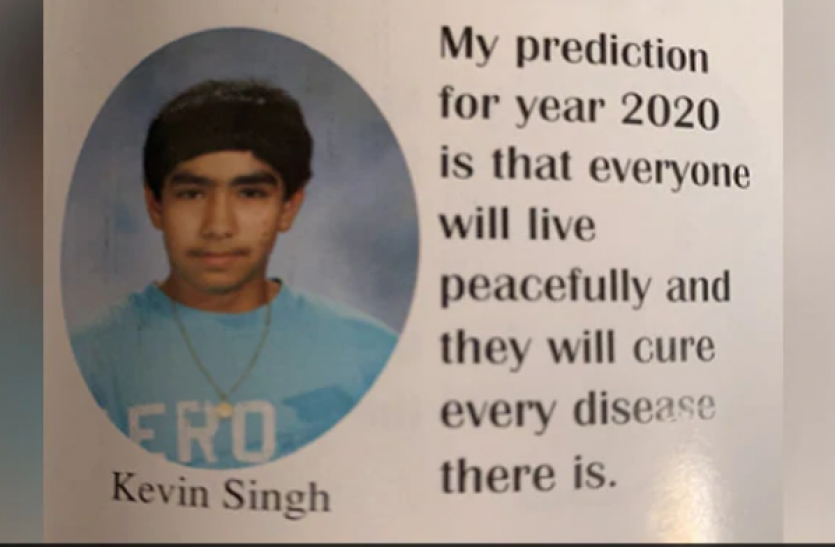 10-year-old prediction स्कूली छात्र की 10 साल पुरानी भविष्यवाणी अब हो रही Viral, साल 2020 को लेकर कही थी ये बात