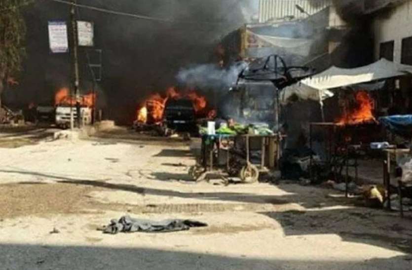 Terrorist attack on buses and fuel trucks, 9 people killed, 4 injured बसों और ट्रकों पर आतंकी हमला, 9 लोगों की मौत, 4 घायल