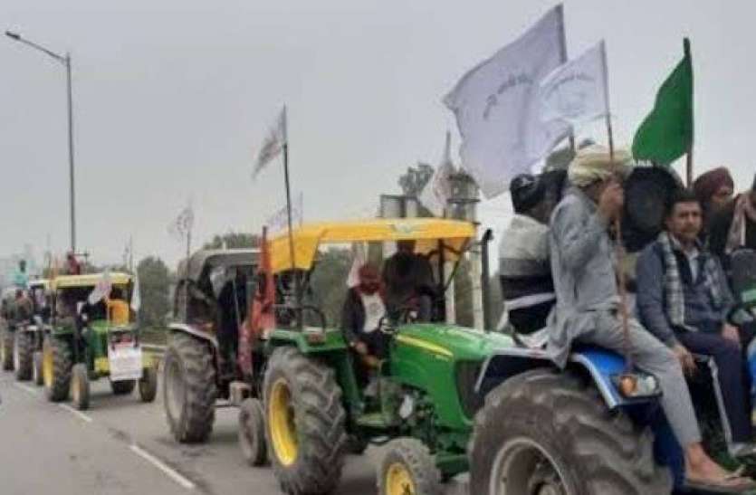 kisan_raily.jpg किसान ट्रैक्टर रैली : ईस्टर्न पेरिफेरल एक्सप्रेस-वे हुआ बंद, गाजियाबाद से पलवल जा रहे किसान