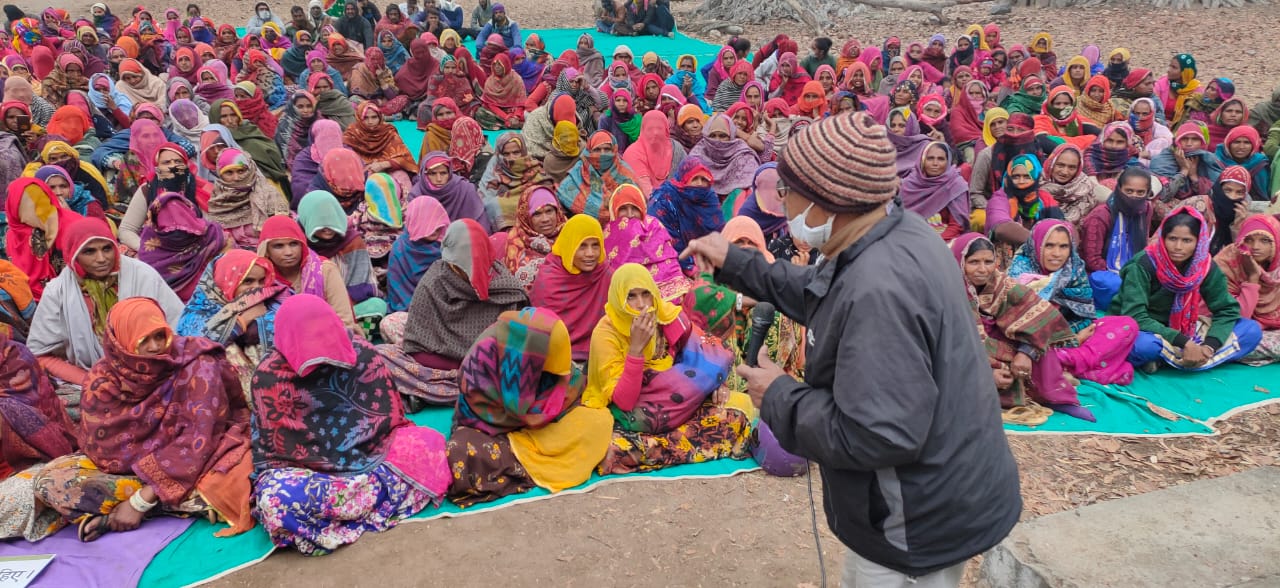 किसान आंदोलन के समर्थन में किसान ट्रेक्टर समर्थन यात्रा