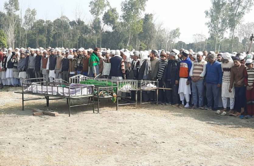 saharanpur.jpg दुर्घटना में बहू और पोतो की माैत शव देखकर दादी ने भी ताेड़ा दम, एक साथ उठे चार जनाजे