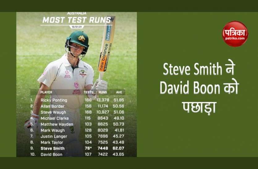 steve_smith-1.jpg स्मिथ ने हमवतन डेविड बून को पछाड़ा, बने सबसे ज्यादा टेस्ट रन बनाने वाले 9वें ऑस्ट्रेलियाई खिलाड़ी
