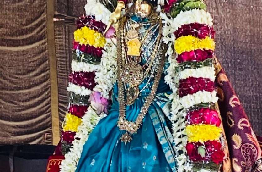 श्री गोदा अम्मा जी - फ़ोटो - पत्रिका न्यूज़ नेटवर्क श्री कृष्ण को प्राप्त करने के लिए गोदा जी एक महीने का रखती हैं धनुर्मास व्रत