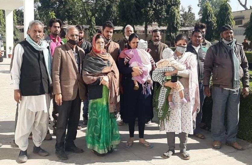If not disclosed in 72 hours, there will be agitation, SP's injured businessman's family got 72 घंटे में खुलासा नहीं किया तो होगा आंदोलन, एसपी से मिला घायल व्यवसाई का परिवार