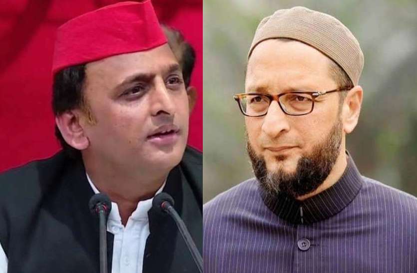 owaisi_akhilesh.jpg 2022 की तैयारीः पूर्वांचल में ओवैसी और अखिलेश यादव का दौरा आज