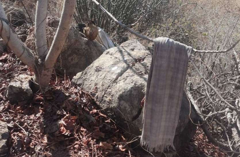 शिल्पग्राम के सामने पहाड़ी पर मिला नर कंकाल शिल्पग्राम के सामने पहाड़ी पर मिला नर कंकाल
