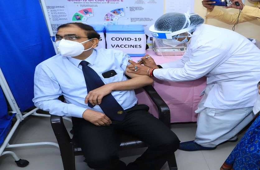 प्रदेश का पहला टीका अजमेर में! प्रदेश का पहला टीका अजमेर में!