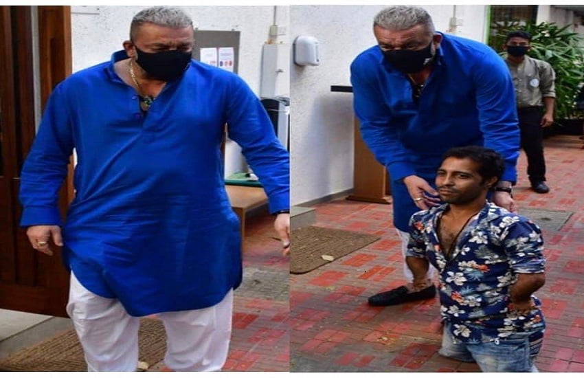 Actor Sanjay Dutt Seen Clicking Photos With Fan It Goes Viral