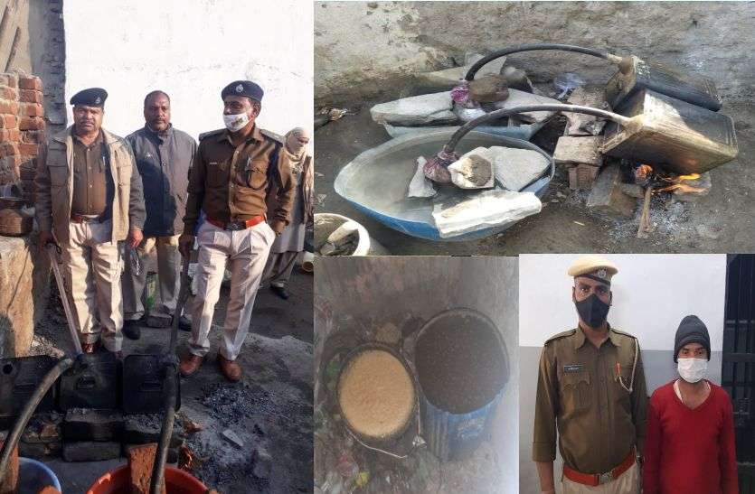 हथकढ़, अवैध शराब पर आबकारी-पुलिस की धाड़ हथकढ़, अवैध शराब पर आबकारी-पुलिस की धाड़