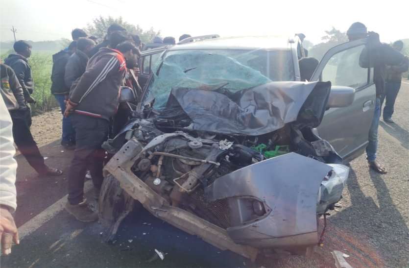 Accident occurred ten minutes after leaving home घर से निकलने के दस मिनट बाद हुआ हादसा, एक की मौत