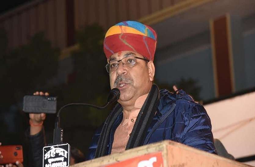 BJP rajasthan Satish Poonia Rajsamand Bhilwara Visit schedule Satish Poonia के तीन दिन के प्रवास कार्यक्रम में बदलाव, पहले ही दिन का कार्यक्रम स्थगित