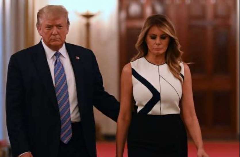 malenia Trump with donald trump व्हाइट हाउस से जाते-जाते Melania Trump कर गईं कुछ ऐसा, होने लगी तीखी आलोचना
