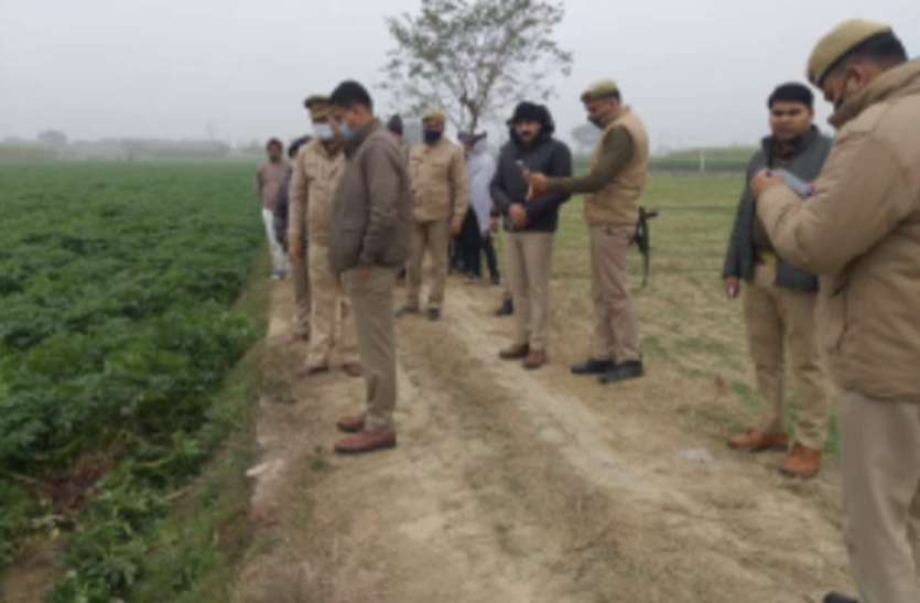 meerut3.jpg बलकटी से काटकर युवक की हत्या, आलू के खेत में पड़ा मिला शव